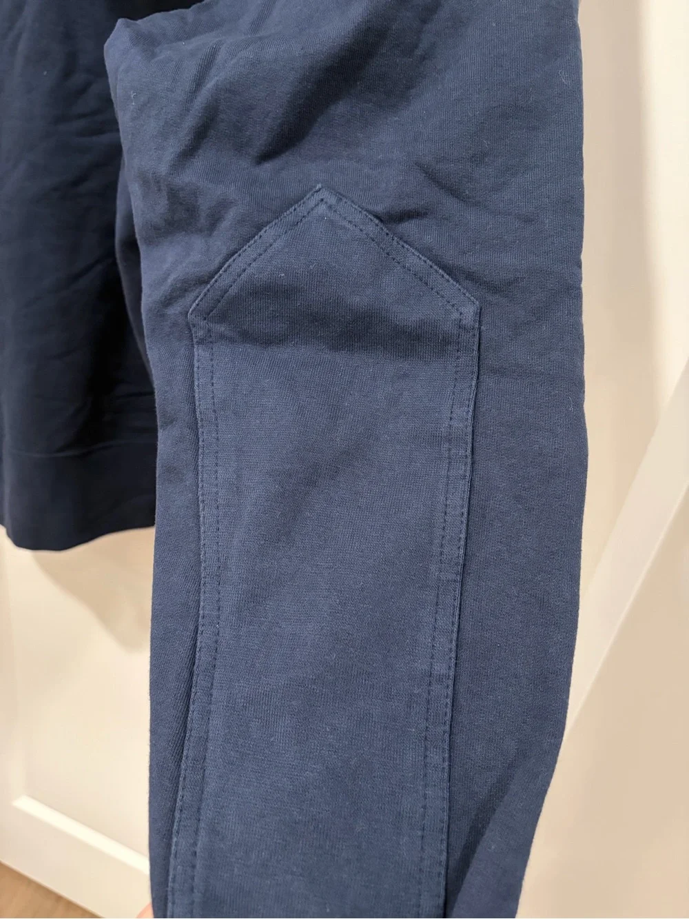 American Giant Navy Blue Pullover Hoodie